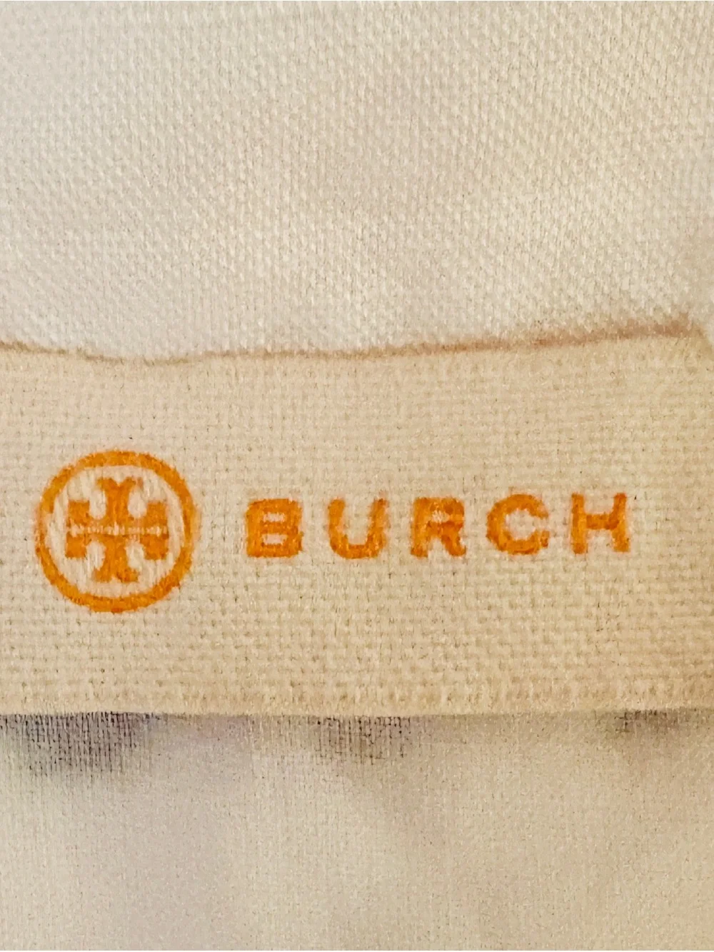 Tory Burch White Sleeveless Dress with Navy Embroidered Motifs